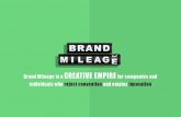 Brand Mileage Digital Catalogue