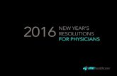 2016 Physician New Year's Resolutions