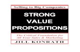 STRONG VALUE PROPOSITIONS