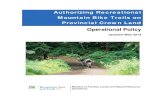 Mountain Bike Trails Policy