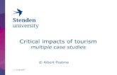 Critical impacts of tourism
