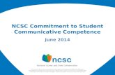 NCSC Student Communicative Competence PowerPoint ...