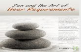 Zen and the Art of User Requirements