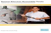 Tensor Electric Assembly Tools - .TENSOR ASSEMBLY TOOLS Tensor DL ... Tensor DS/DL Tensor SII/SL