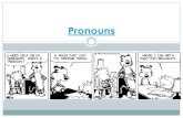 Pronouns - W personal pronouns reflexive pronouns Intensive pronouns reciprocal pronouns *demonstrative