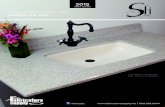 Cultured Marble Vanity Tops Made in the Tops- Modular Standard Depth is 22” Bowl Venetian-Marble 3/4” Thick Deck Roma-Granite 3/4” Thick Deck 1917 104 Catalina $148.85 $191.11