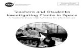 Teachers and Students Investigating Plants in Space pdf and Students Investigating Plants in Space ... CUE-TSIPS Science and Technology ... Teachers and Students Investigating Plants