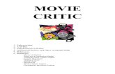 MOVIE CRITIC - San Francisco Expanded Learning CRITIC 1. Unit overview 2. ... (see the â€œmaking a movieâ€‌ worksheet) 3. ... Show the storyboarding section from the DVD extra