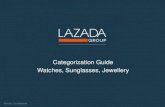 Categorization Guide Watches, Sunglasses, Jewellery SUN JEL Categorization...Categorization Guide Watches, Sunglasses, Jewellery. 2 ... Watches Sunglasses JewelleryJewelleryWomenBeads