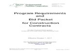 Program Requirements and Bid Packet for Construction Contracts Packets 2018...ANDREW M. CUOMO . Governor . SABRINA M. TY . President and CEO . Program Requirements and Bid Packet .