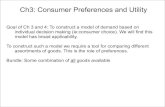 Ch3: Consumer Preferences and Utility - Queen's ??Ch3: Consumer Preferences and Utility ... In terms of calculus, the slope ... There may be more than one function which can represent