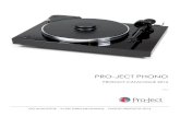 PRO-JECT   Line 3 ... technical data  release date without engagement PRO-JECT PHONO ... piano-lacquered black and piano-lacquered white