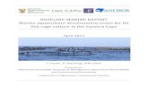 BASELINE MARINE REPORT Marine aquaculture development ... MARINE REPORT. Marine aquaculture development zones ... aquaculture, and provide ... for further detailed investigation and