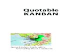 Quotable Kanban - .Quotable KANBAN v Useful and Inspiring Words By Practitioners of Kanban for Knowledge