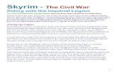 Skyrim - The Civil War - CustomWalkthro Civil War - The   - The Civil War ... Present