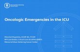Oncologic Emergencies in the ICU - Vanderbilt Emergencies in the ICU Rhonda ’Agostino, ANP -BC, FCCM