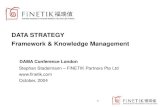 DATA STRATEGY Framework & Knowledge STRATEGY Framework & Knowledge Management ... Abbreviation . Name