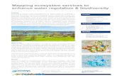 Mapping ecosystem services to enhance water ecosystem services to enhance water regulation & biodiversity