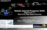 Robotic Asteroid Prospector - NASA 3 Robotic Asteroid Prospector Presentation 1. Overview - Infrastructural
