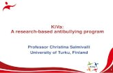 Professor Christina Salmivalli University of Turku, Christina Salmivalli University of Turku, Finland