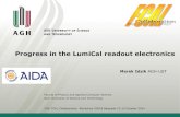 Progress in the LumiCal readout electronics .Progress in the LumiCal readout electronics ... Example