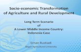 Socio-economic Transformation of Agriculture and Ernan Rustiadi_MR3... · Socio-economic Transformation