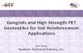 Geogrids and High Strength PET Geotextiles for Soil ... Mechanically Stabilized Earth Structures High