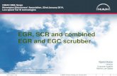 EGR, SCR and combined EGR and EGC scrubber - .EGR engine with cut-out turbocharger: ... January 2014