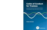 Codes of Conduct for Trustees - Small Charities .Codes of Conduct for Trustees ... and management