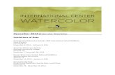 December 2014 Watercolor Newsletter .December 2014 Watercolor Newsletter Exhibitions of Note