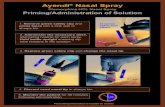 Ayendi Nasal Spray - Information/Ayendi... · Ayendi® Nasal Spray Diamorphine HCL Nasal Spray Priming/Administration