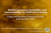 Health Insurance Portability and Accountability Act (HIPAA ...· Health Insurance Portability and