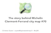 The story behind Michelin Clermont-Ferrand city map #70 .The story behind Michelin Clermont-Ferrand