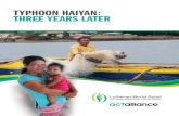 TYPHOON HAIYAN: THREE YEARS LATER - Lutheran .after Typhoon Haiyan, LWR implemented cash ... debris