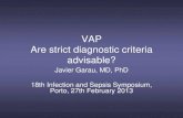 VAP Are strict diagnostic criteria advisable? Acq. Pneu Ar · mechanically ventilated patients that