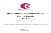Rhythmic Gymnastics Handbook 2017 .Gymnastics New Zealand – Rhythmic Gymnastics Handbook 2017 2