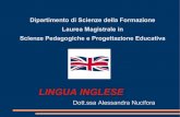 LINGUA INGLESE - s Literature 2.pdf · LINGUA INGLESE Dott.ssa Alessandra ... is therefore closer to