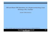 CW and Near-CW Operation of a Superconducting Linac ... CW and Near-CW Operation of a Superconducting