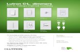 Lutron C.L dimmers - Colonial Electric Supply .Diva ® C•L dimmer ... for movie watching (living