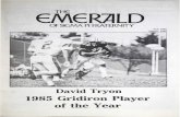 1985 Gridiron Player of the Year - .1985 Gridiron Player of the Year . ... operations. I would like