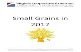 Small Grains in 2017 - Virginia Tech .Small Grains in . 2017 . Table of ... 2017 harvest. Table 18.