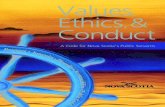 Values Ethics Conduct - Government of Nova Scotia ...· Values, Ethics, & Conduct ... public service,