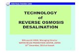 TECHNOLOGY of REVERSE OSMOSIS Hirai)20141216... · Water Reuse Promotion Center TECHNOLOGY of REVERSE