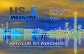 ANALISI DI RISCHIO - HS+E Magazine | THE ... DI RISCHIO L’analisi di rischio ha radici lontane nel