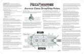 Dropship Rules layout - Amphora .Introduction The MechWarrior® Aurora-class DropShip adds a new