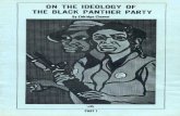 ON THE IDEOLOGY OF THE BLACK PANTHER Liberation Disk... · the Black Panther Party has been too hung