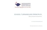 School TurnAround Principles Improvement/turnaround... Turnaround Principle 1 Indicator Behaviors 1.1