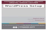 WordPress .WordPress Instructional Media Center - Mississippi State University Libraries 7 Pages