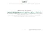 Rapporto di sintesi VALIDAZIONE DEL METODO - Liofilchem .un metodo di riferimento riconosciuto, eseguito