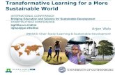 Transformative Learning for a More Sustainable .Transformative Learning for a More Sustainable World